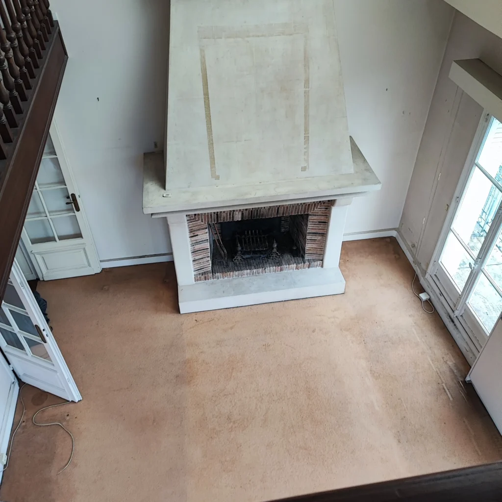 salon après débarras 170m2 à Paris 14e